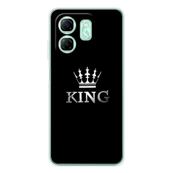 Чехол с принтом «KING» для Infinix Smart 9