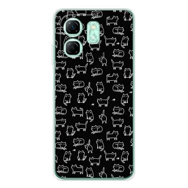 Чехол с принтом «Меленькие котики» для Infinix Smart 9