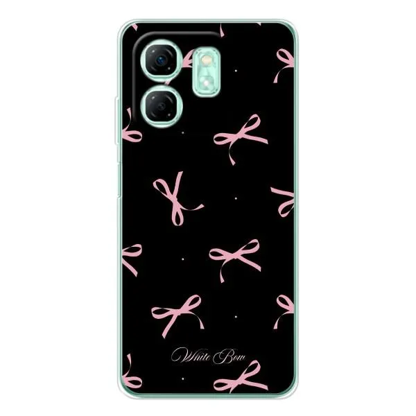 Чехол с принтом «Банты на черном» для Infinix Smart 9