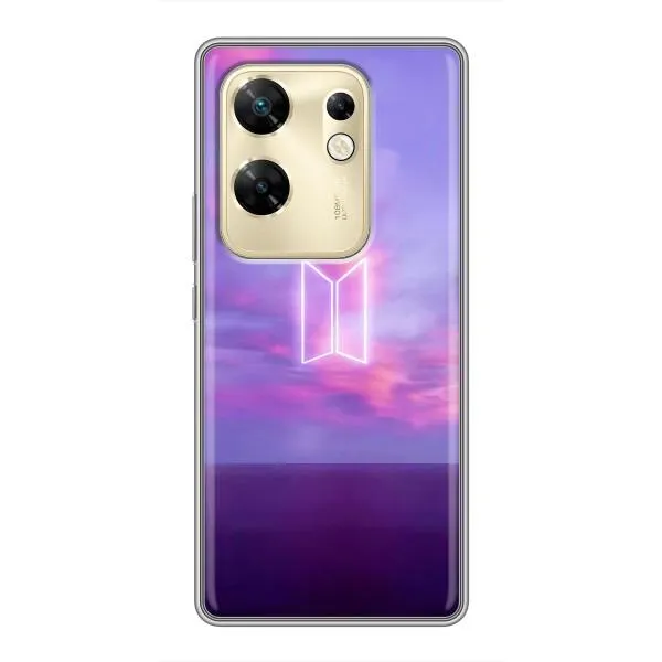 Чехол с принтом «BTS логотип» для Infinix Zero 30 Чехол с принтом «BTS логотип» для Infinix Zero 30