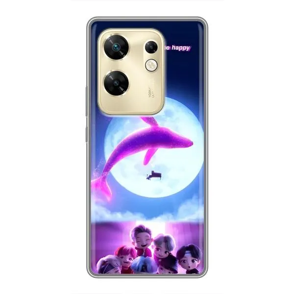 Чехол с принтом «КИТ BTS» для Infinix Zero 30 Чехол с принтом «КИТ BTS» для Infinix Zero 30