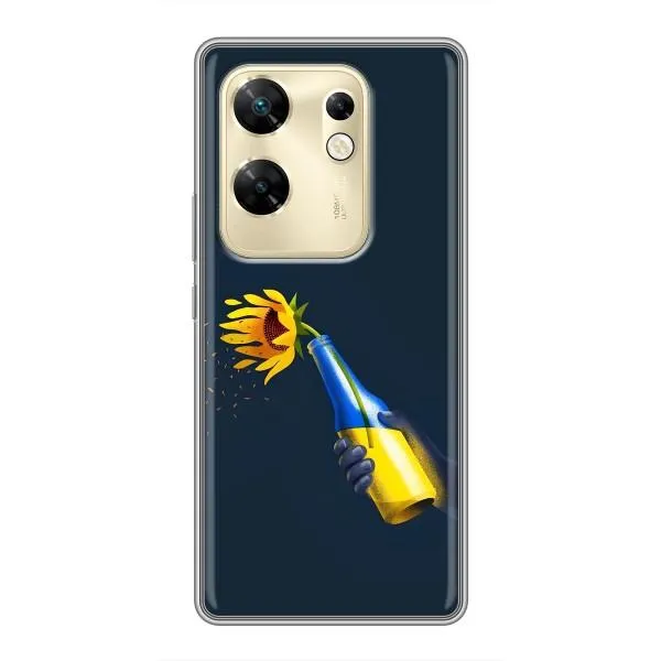 Чехол с принтом «Коктейль молотова» для Infinix Zero 30