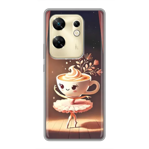 Чехол с принтом «Балерина капучина» для Infinix Zero 30