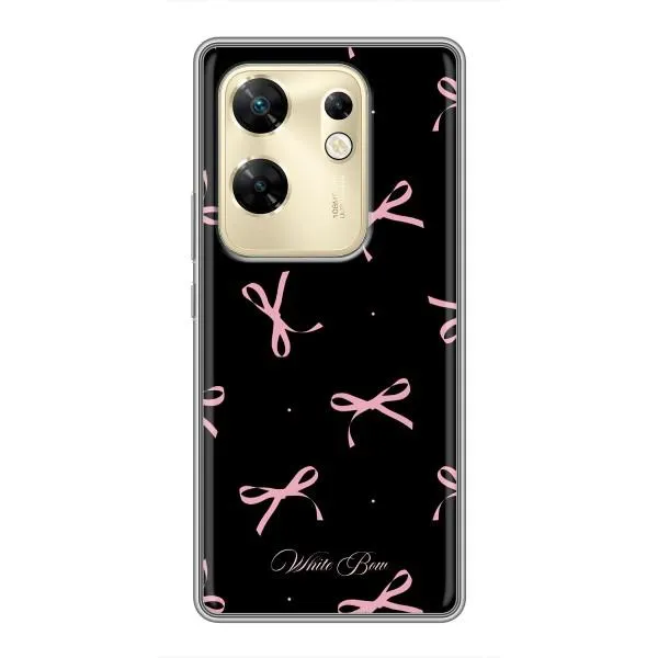 Чохол з принтом «Банти на чорному» для Infinix Zero 30