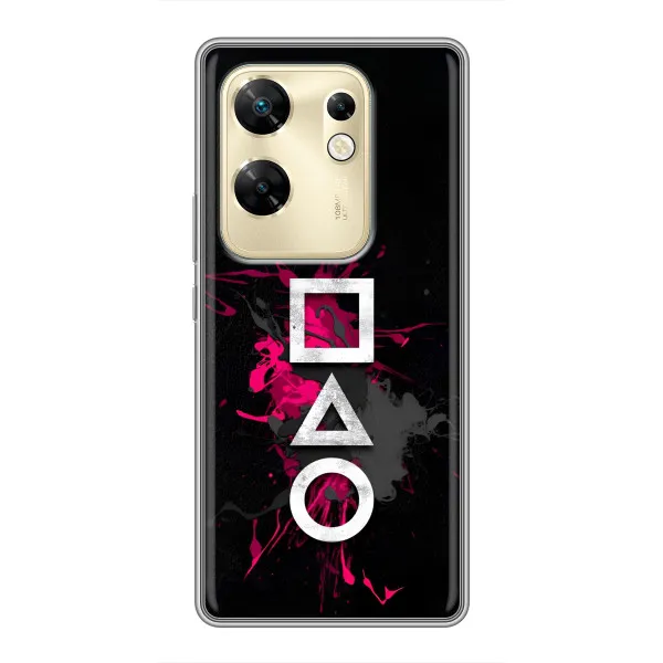 Чехол с принтом «Символы Игра кальмара» для Infinix Zero 30