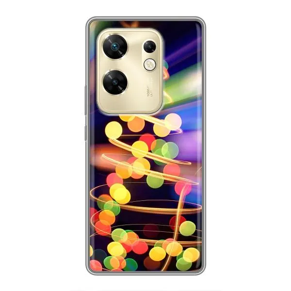 Чохол з принтом «Ялинка в огоньках» для Infinix Zero 30