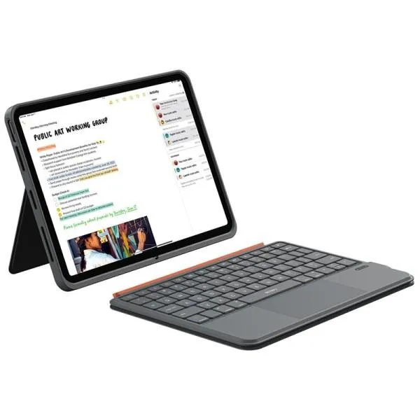 Клавіатура-чохол WIWU MK-005 3 in 1 for iPad Pro 11" (2024) Bluetooth — Сірий — фото 2