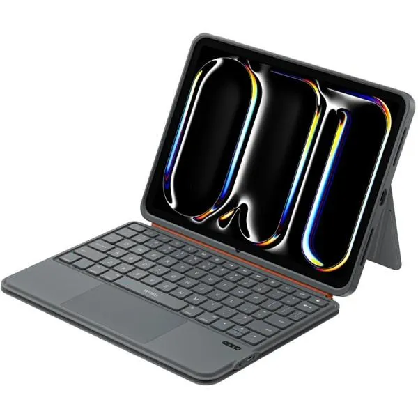 Клавіатура-чохол WIWU MK-005 3 in 1 for iPad Pro 11" (2024) Bluetooth — Сірий — фото 5