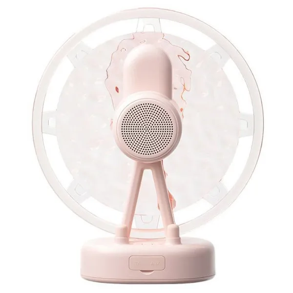 Проектор-нічник ZAY-L07 Sky Wheel 2in1 + Bluetooth колонка — Рожевий — фото 1