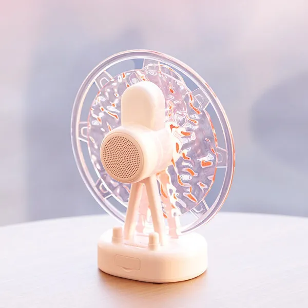 Проектор-нічник ZAY-L07 Sky Wheel 2in1 + Bluetooth колонка — Рожевий — фото 2