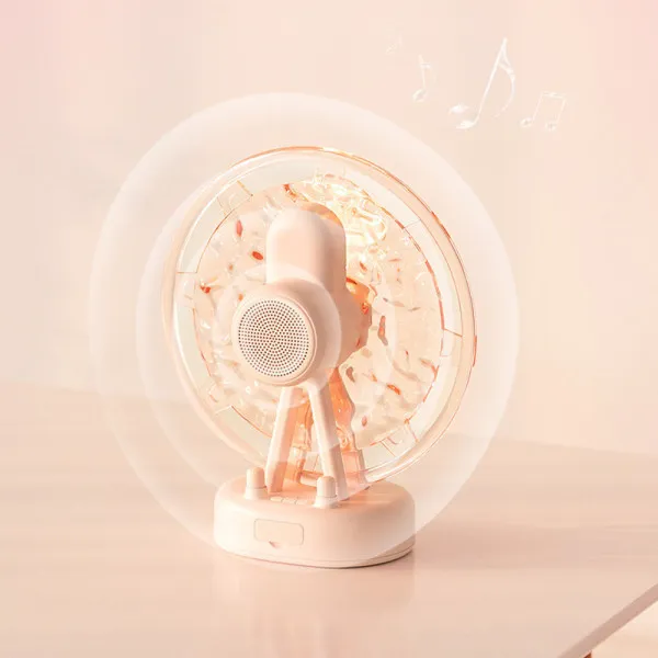 Проектор-нічник ZAY-L07 Sky Wheel 2in1 + Bluetooth колонка — Рожевий — фото 5