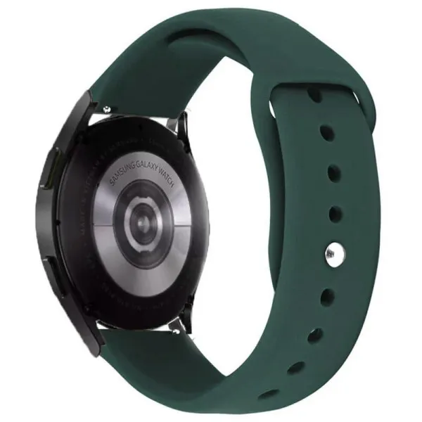 Силіконовий ремінець Sport для Smart Watch 20mm — Зелений — фото 1