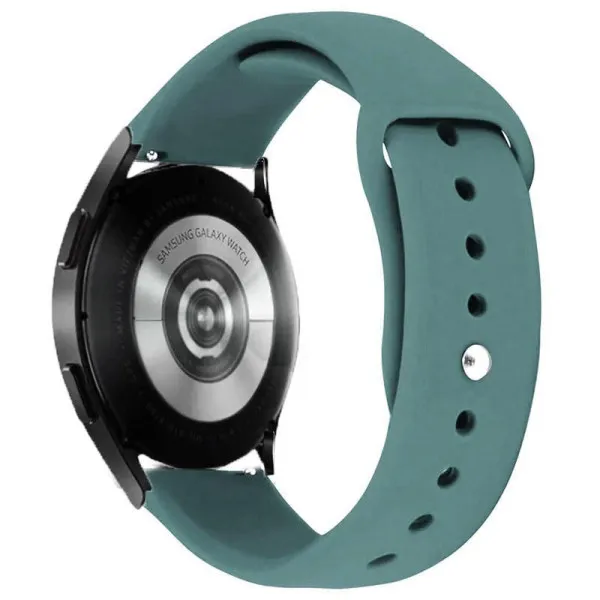 Силіконовий ремінець Sport для Smart Watch 20mm — Зелений — фото 2