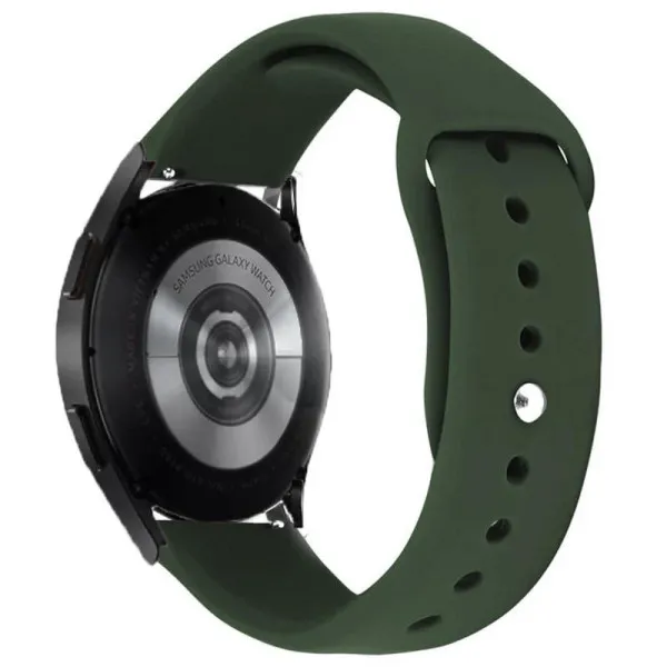 Силіконовий ремінець Sport для Smart Watch 20mm — Зелений — фото 3