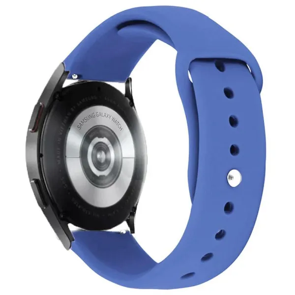 Силиконовый ремешок Sport для Smart Watch 22mm — Синий — фото 1