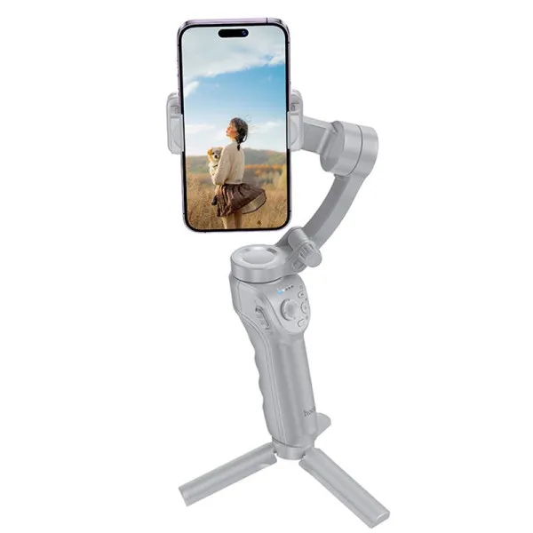 Стабілізатор Hoco K24 Support 3-axis smart gimbal — Сірий — фото 2