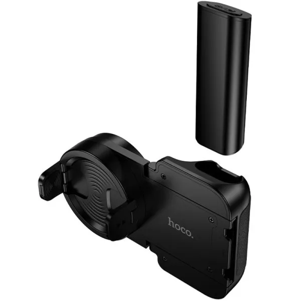 Держатель для селфи Hoco K33 Oleada Bluetooth — Черный — фото 3