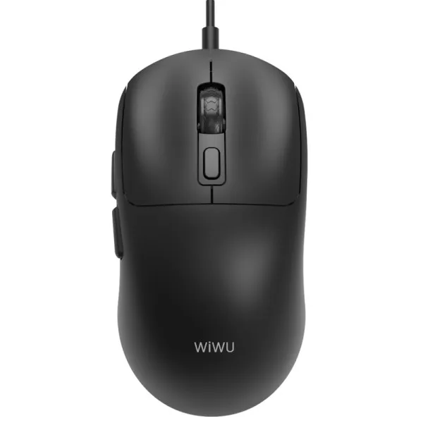 Миша дротова WIWU WM111 Wired Mouse — Чорний — фото 1
