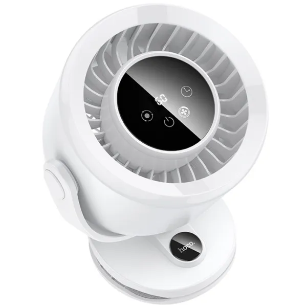 Портативний вентилятор Hoco HX608 handheld folding fan 3600 mAh — Білий — фото 4