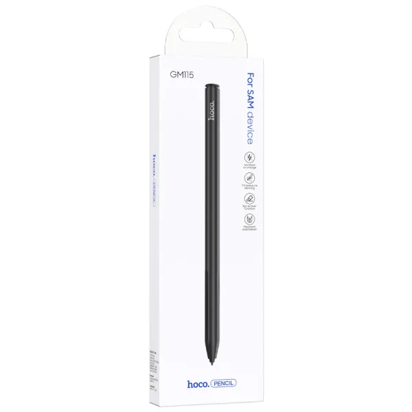Стілус Hoco GM115 Smart for Galaxy/Lenovo/Asus/Dell — Чорний — фото 2