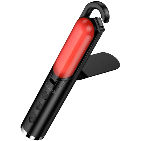 Лампа кемпинговая Hoco HX13 Flashing&Lighting (1200 mAh) — Чорний — фото 5