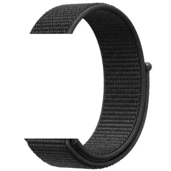 Ремешок Nylon для Smart Watch 22mm — Черный