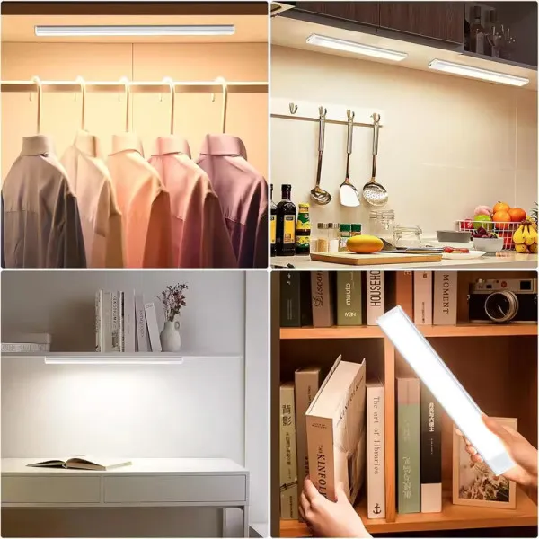 Сенсорный светильник LED с датчиком движения MZ-L3201 (37*22,5*200mm) — Белый — фото 5