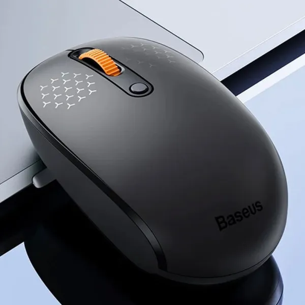 Мышь беспроводная Baseus F01B Tri-Mode Bluetooth + 2.4G (B01055503833) — Серый — фото 2 Мышь беспроводная Baseus F01B Tri-Mode Bluetooth + 2.4G (B01055503833) — Серый — фото 2