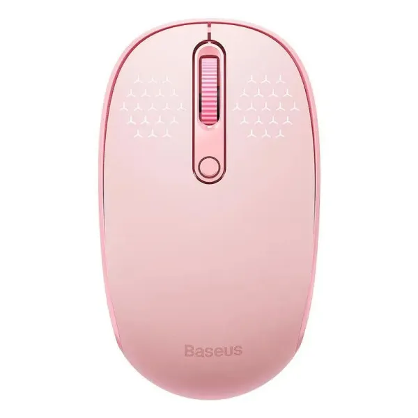 Мышь беспроводная Baseus F01B Tri-Mode Bluetooth + 2.4G (B01055503833) — Розовый — фото 1 Мышь беспроводная Baseus F01B Tri-Mode Bluetooth + 2.4G (B01055503833) — Розовый — фото 1