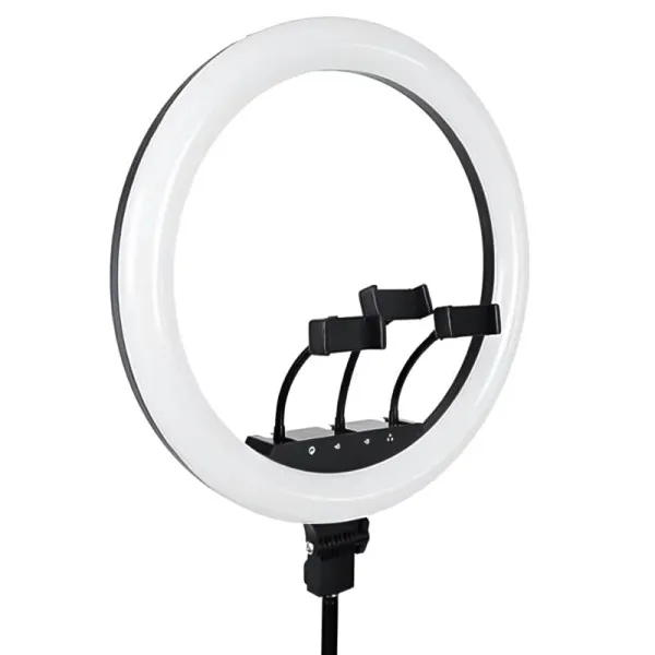 Кольцевая светодиодная LED лампа Neepho NP-18 — Черный — фото 1