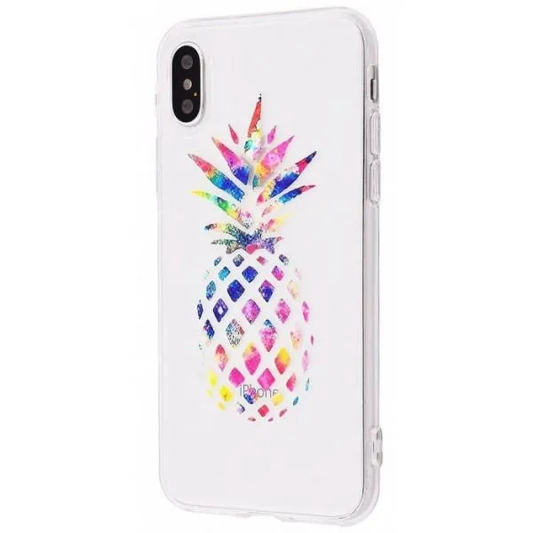 Чохол Acecase з малюнком ананас для iPhone X/Xs