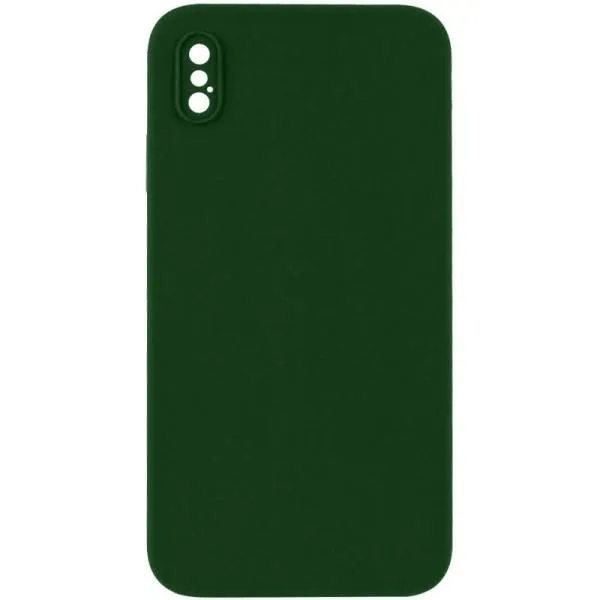 Чохол Silk Square Full Camera Protective (AA) NO LOGO для Apple iPhone X / XS (5.8") — Зелений — фото 1