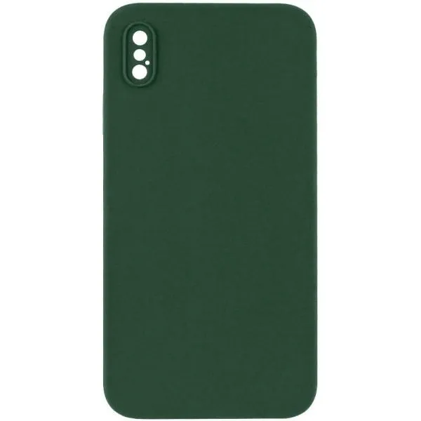 Чохол Silk Square Full Camera Protective (AA) NO LOGO для Apple iPhone X / XS (5.8") — Зелений — фото 2