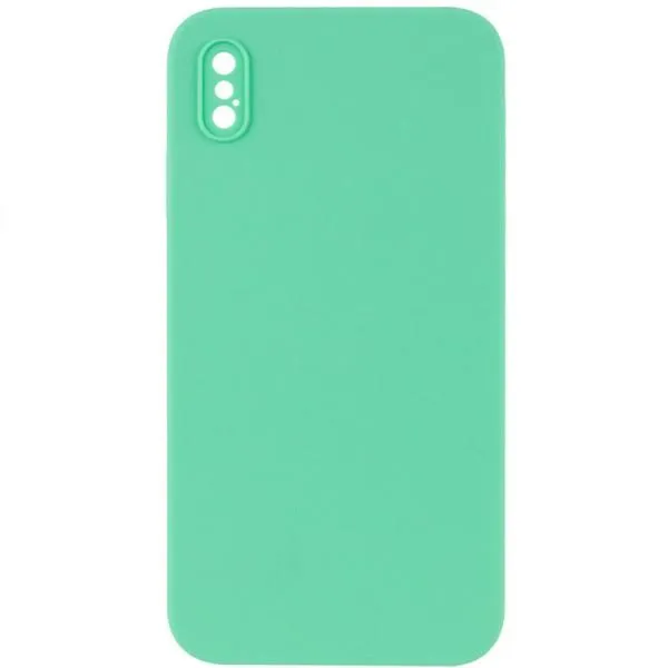 Чохол Silk Square Full Camera Protective (AA) NO LOGO для Apple iPhone X / XS (5.8") — Зелений — фото 4