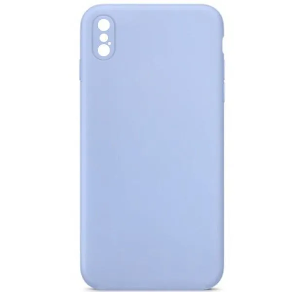 Чохол Silk Square Full Camera Protective (AA) NO LOGO для Apple iPhone X / XS (5.8") — Блакитний — фото 2
