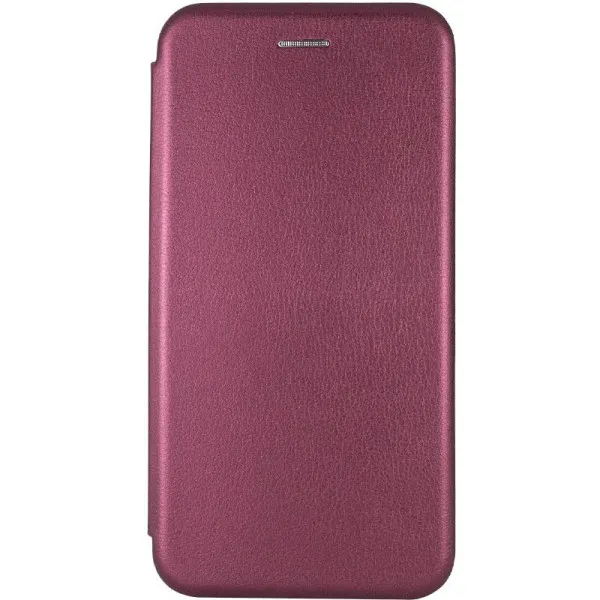 Шкіряний чохол-книжка Classy для Apple iPhone X / XS (5.8") — Бордовий — фото 1