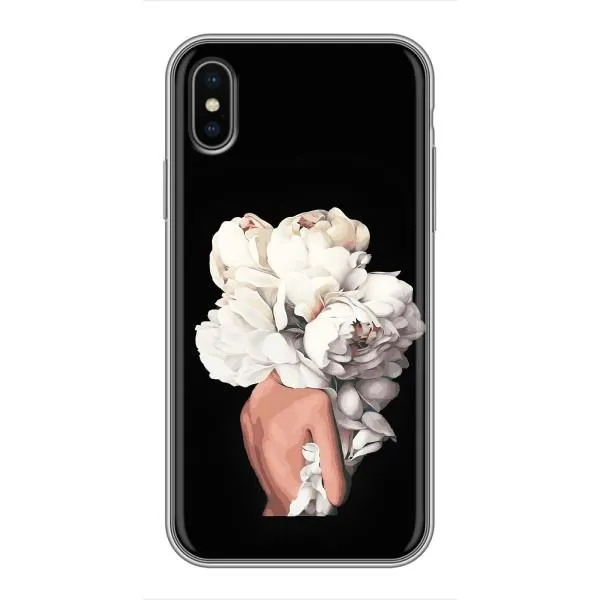 Чехол с принтом «Белые цветы» для iPhone X Чехол с принтом «Белые цветы» для iPhone X