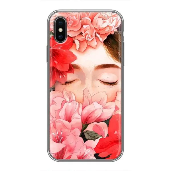 Чехол с принтом «Глаза в цветах» для iPhone X Чехол с принтом «Глаза в цветах» для iPhone X