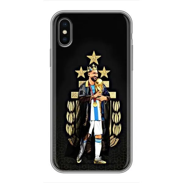 Чохол з принтом «Мессі Король» для iPhone X