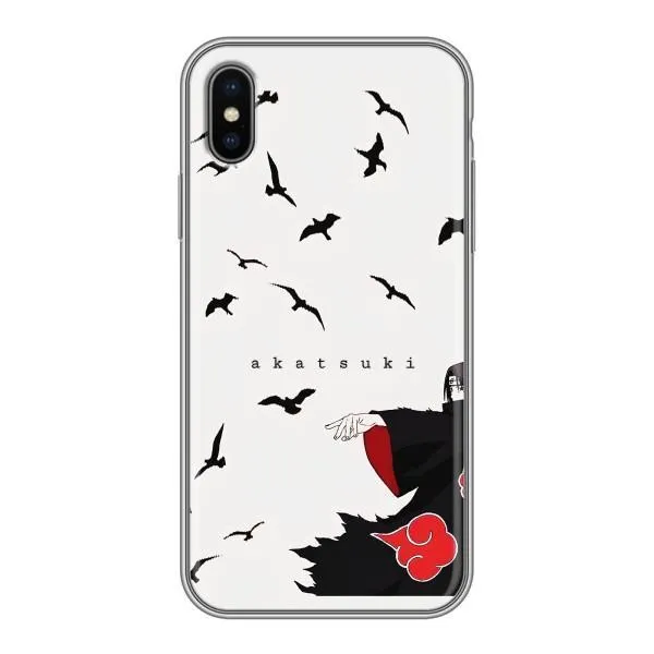 Чехол с принтом «Akatsuki» для iPhone X