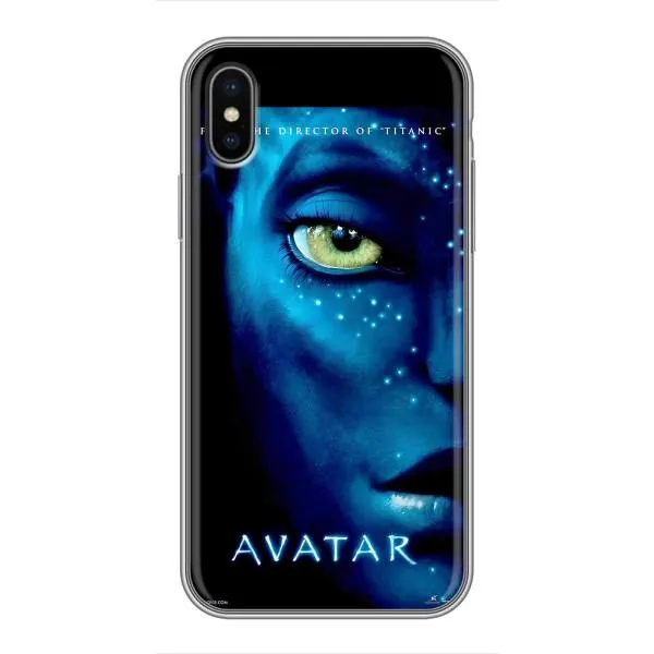 Чехол с принтом «глаз Аватара» для iPhone X