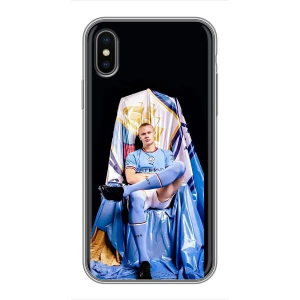 Чехол с принтом «футболист Холанн» для iPhone X