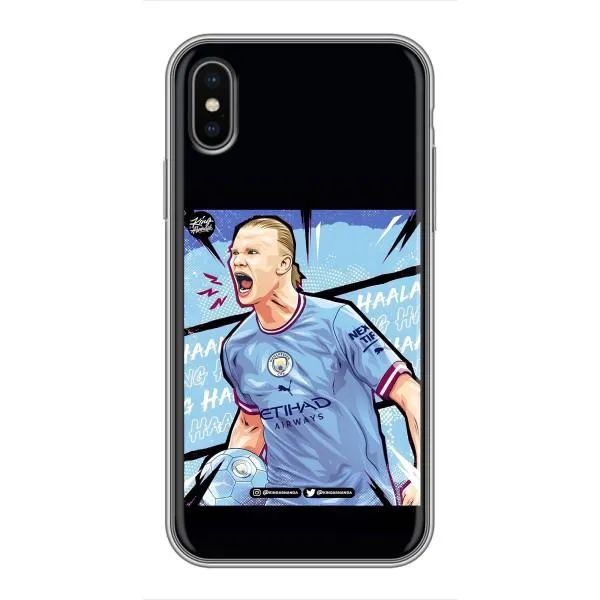 Чехол с принтом «гол Эрлинг Холланд» для iPhone X