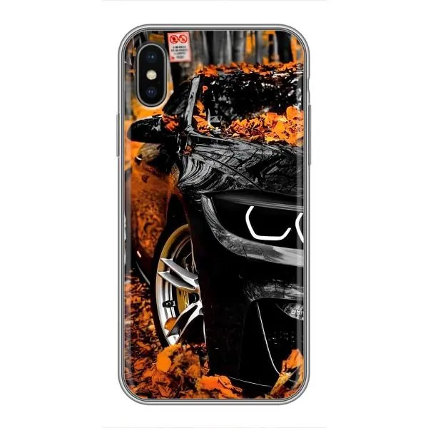 Чехол с принтом «Черная Машина» для iPhone X