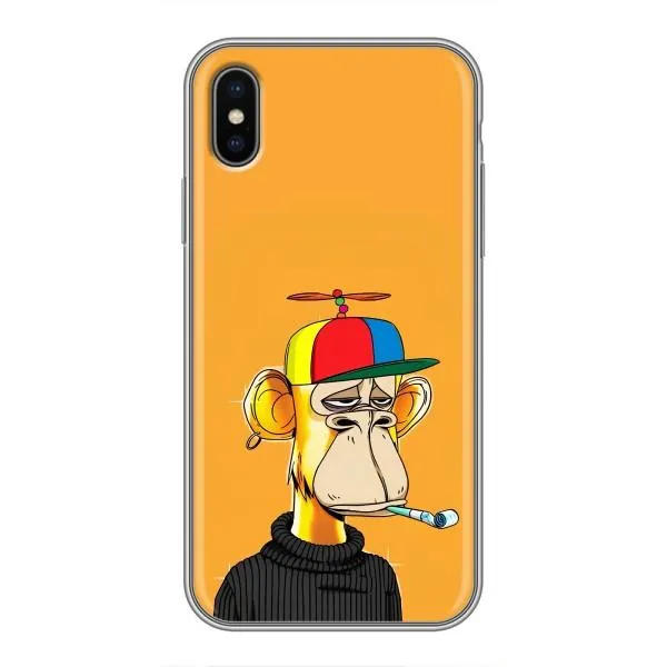 Чехол с принтом «Скучающая Обезьяна NFT» для iPhone X