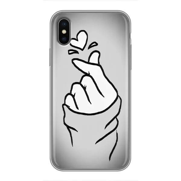 Чохол з принтом «Значок Love» для iPhone X
