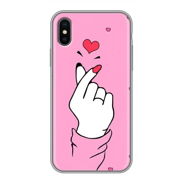 Чохол з принтом «Знак Love» для iPhone X