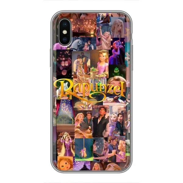Чехол с принтом «Коллаж Рапунцель» для iPhone X