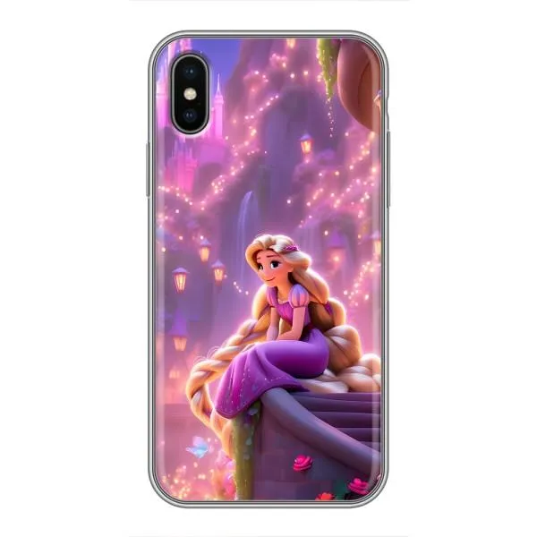 Чехол с принтом «Рапунцель в замке» для iPhone X