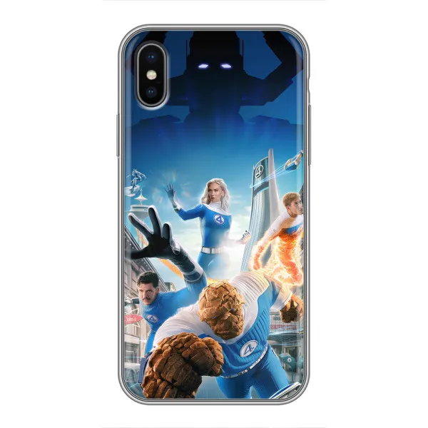 Чехол с принтом «Герои Фантастическая Четверка» для iPhone X Чехол с принтом «Герои Фантастическая Четверка» для iPhone X
